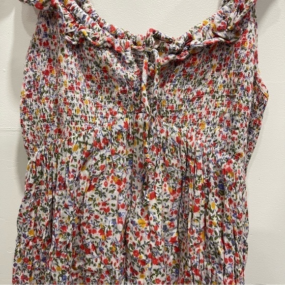 Urban Outfitters Off The Shoulder Ditsy Floral Smock Dress Flowy Medium - Picture 5 of 10